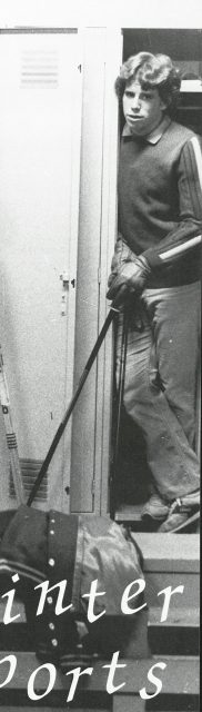 Dan Egan in the 1983 edition of "The Stranger", Bridgton Academy's yearbook