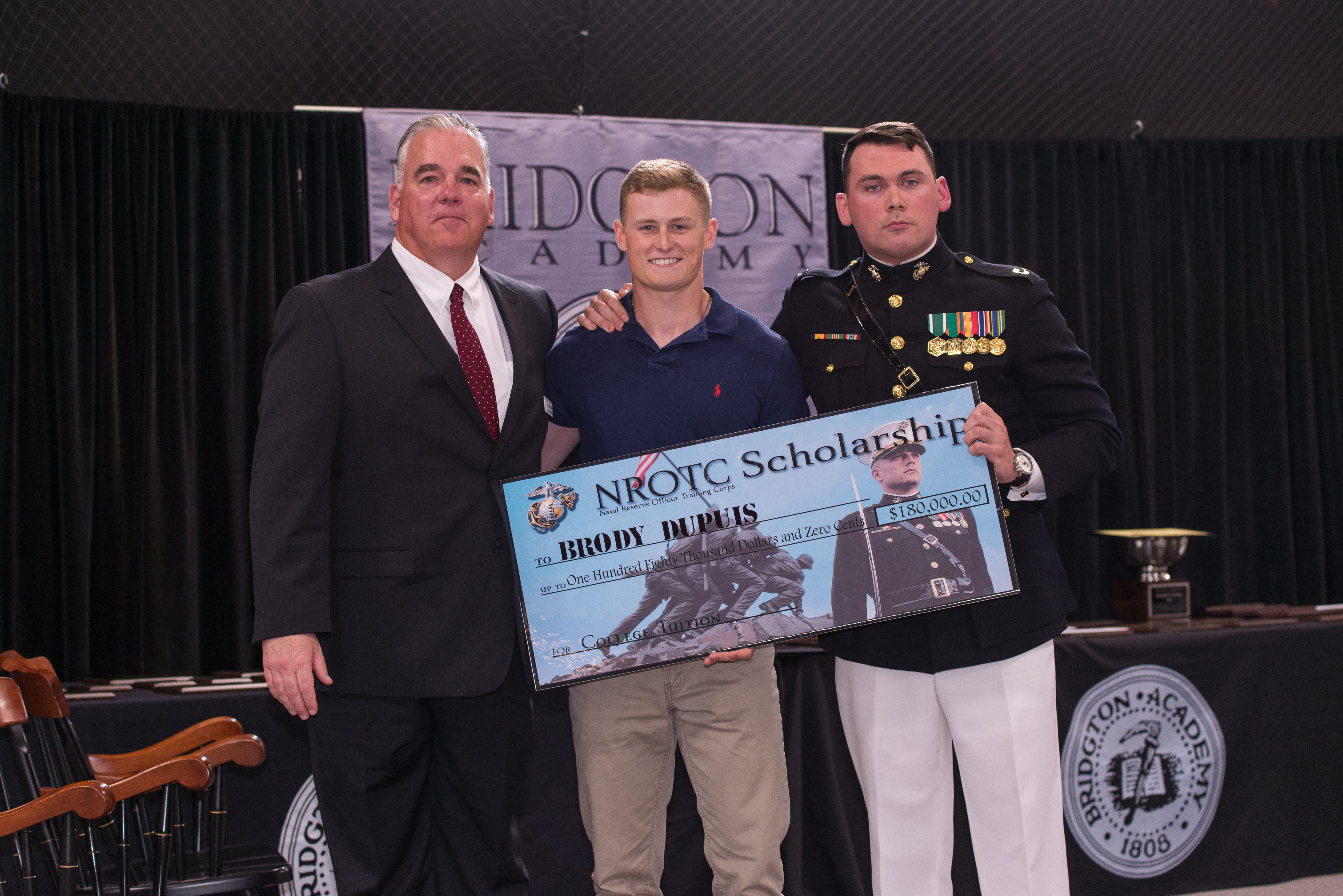 Brody Dupuis '18 Receives NROTC Scholarship Bridgton